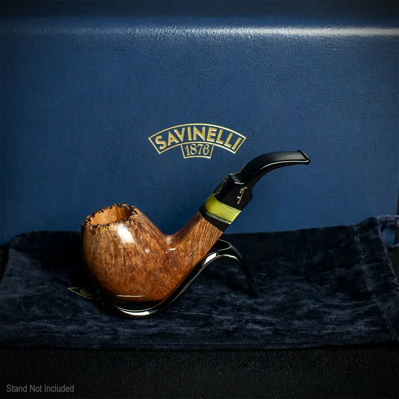 Savinelli Autograph (Limited Edition) 8 Smooth Natural Briar Pipe - 01 2