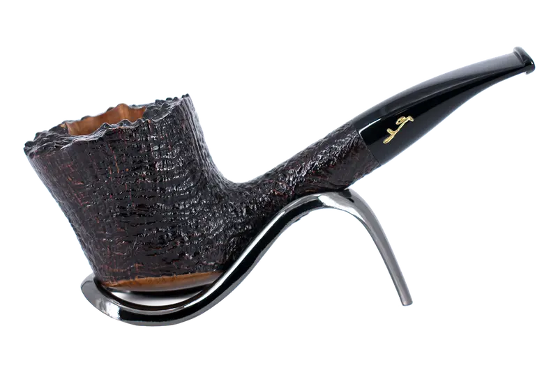 Savinelli Autograph (Limited Edition) Freestyle Panel Sandblast 01 - 6Mm Briar Pipe 1