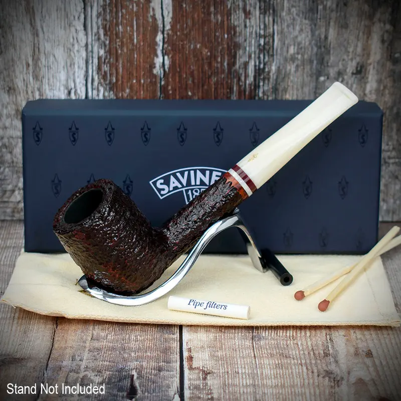 Savinelli Avorio Rustic Brown 111 - 6Mm Briar Pipe 2