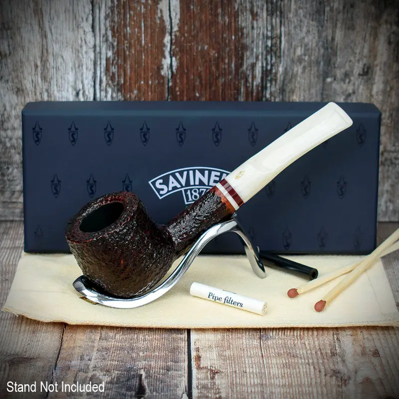 Savinelli Avorio Rustic Brown 121 - 6Mm Briar Pipe 2