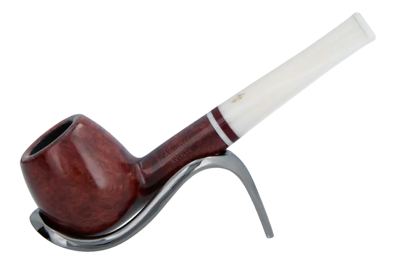 Savinelli Avorio Smooth Burgundy 207 - 6Mm Briar Pipe 1