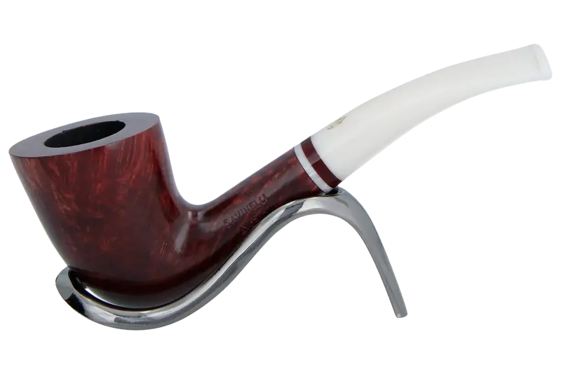 Savinelli Avorio Smooth Burgundy 920 - 6Mm Briar Pipe 1