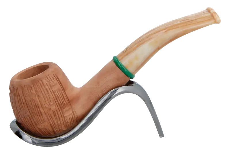 Savinelli Bamboo Rusticated Natural 626 - 6Mm Briar Pipe 1