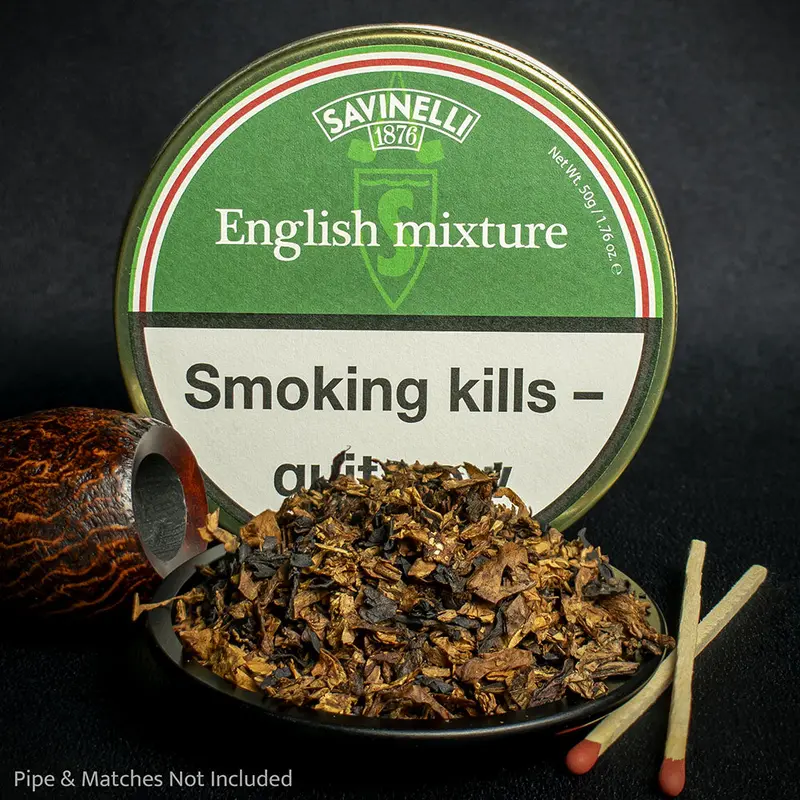 Savinelli English Mixture Pipe Tobacco - 10G Sample 1