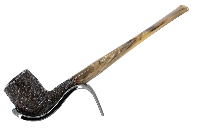 Savinelli Ginger's Favourite Rustic Brown Briar Pipe - 104 6Mm 1