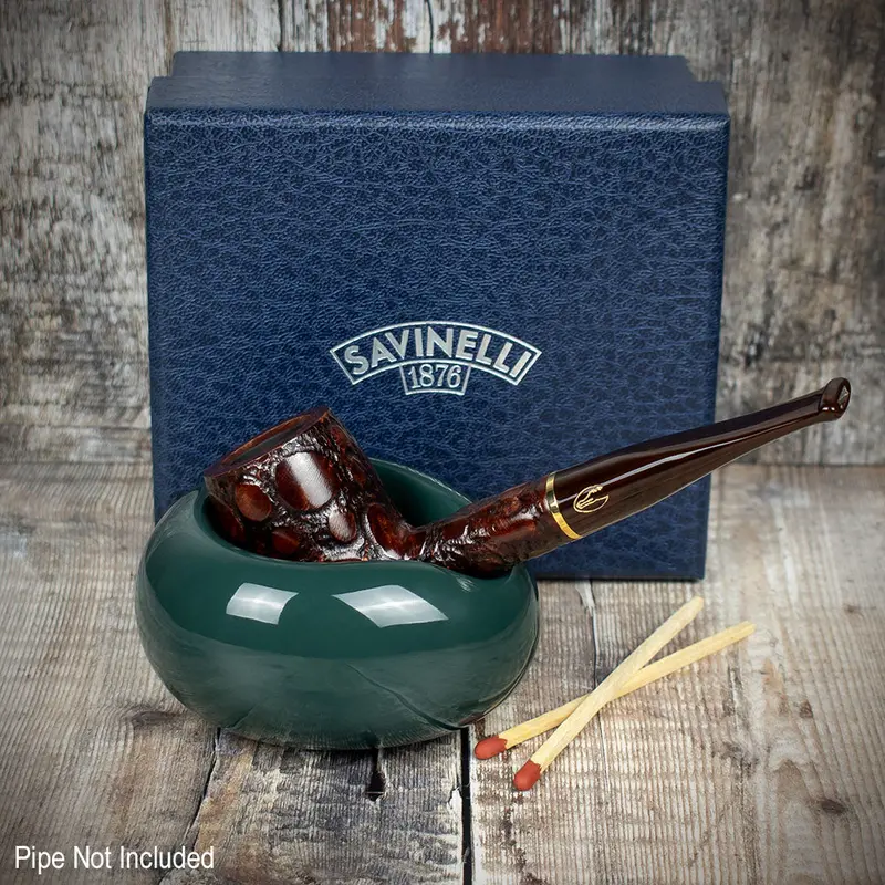 Savinelli Goccia Ceramic Pipe Stand Green 2