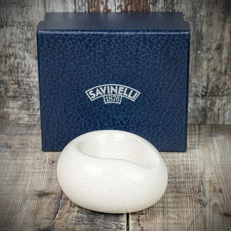 Savinelli Goccia Ceramic Pipe Stand White 1