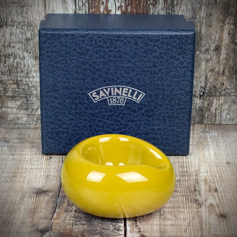 Savinelli Goccia Ceramic Pipe Stand Yellow 1