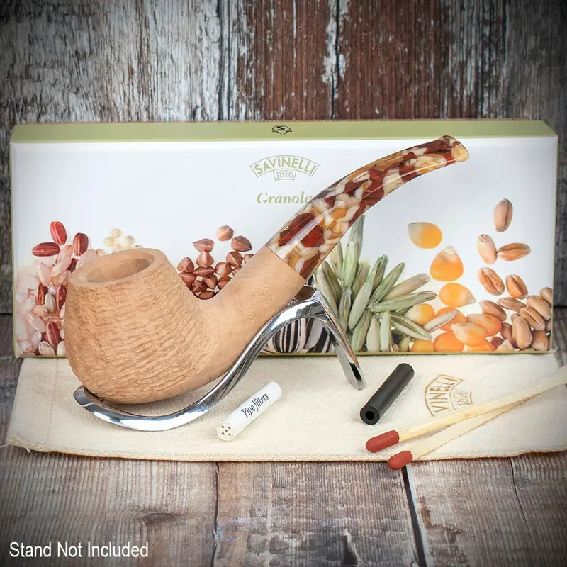 Savinelli Granola Rustic 645 - 6Mm Briar Pipe 2