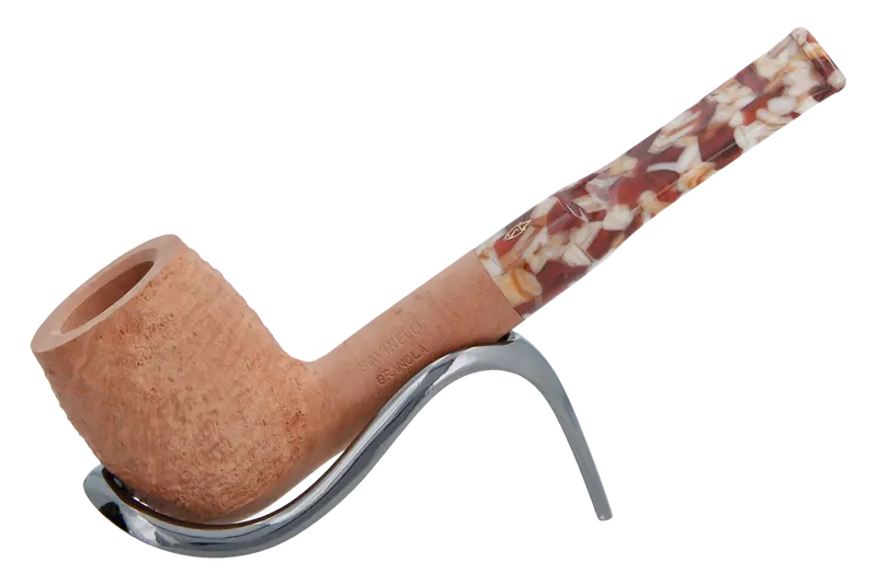 Savinelli Granola Rusticated 127 - 6Mm Briar Pipe 1