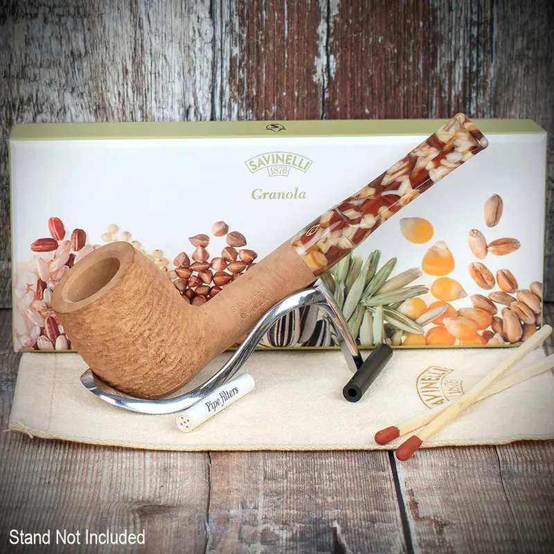 Savinelli Granola Rusticated 127 - 6Mm Briar Pipe 2