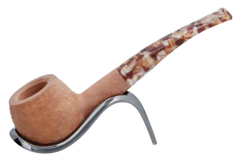 Savinelli Granola Rusticated 315 - 6Mm Briar Pipe 1