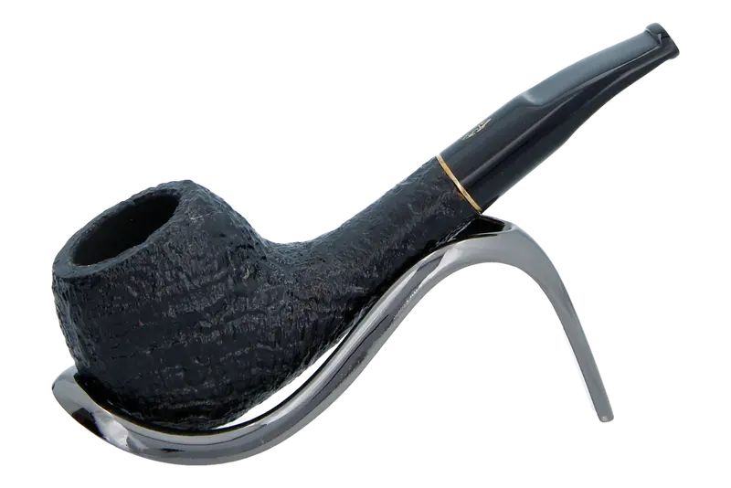 Savinelli Lollo Black (Nera) Sandblast 01 - 6Mm Briar Pipe 1