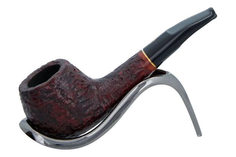 Savinelli Lollo Rusticated Brown (Marrone) 01 - 6Mm Briar Pipe 1
