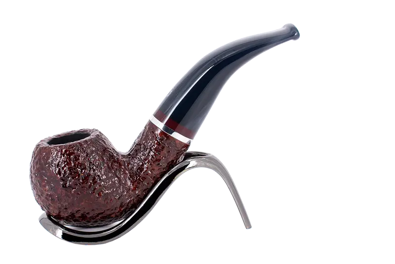 Savinelli Lunaria Rustic Briar Smoking Pipe - Shape 642 6Mm 1
