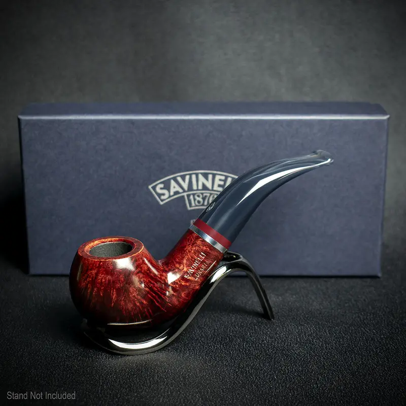 Savinelli Lunaria Smooth Briar Smoking Pipe - Shape 642 6Mm 2