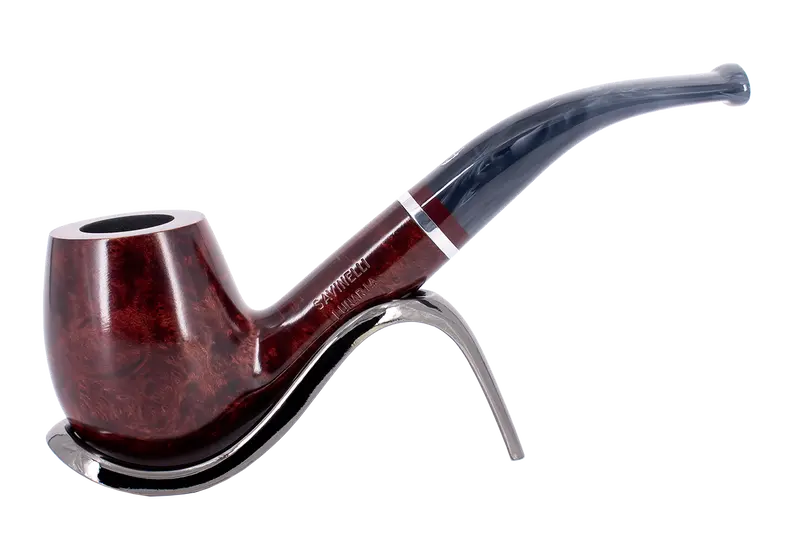 Savinelli Lunaria Smooth Briar Smoking Pipe - Shape 670 6Mm 1