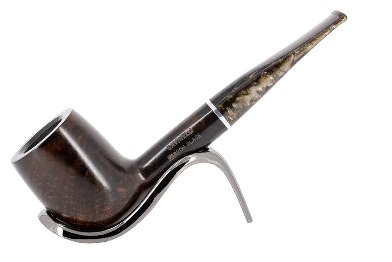 Savinelli Marron Glace Smooth Briar Pipe - Shape 111  6Mm 1