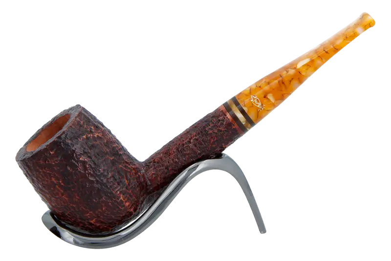 Savinelli Miele Rusticata Brownblast 111 - 6Mm Briar Pipe 1