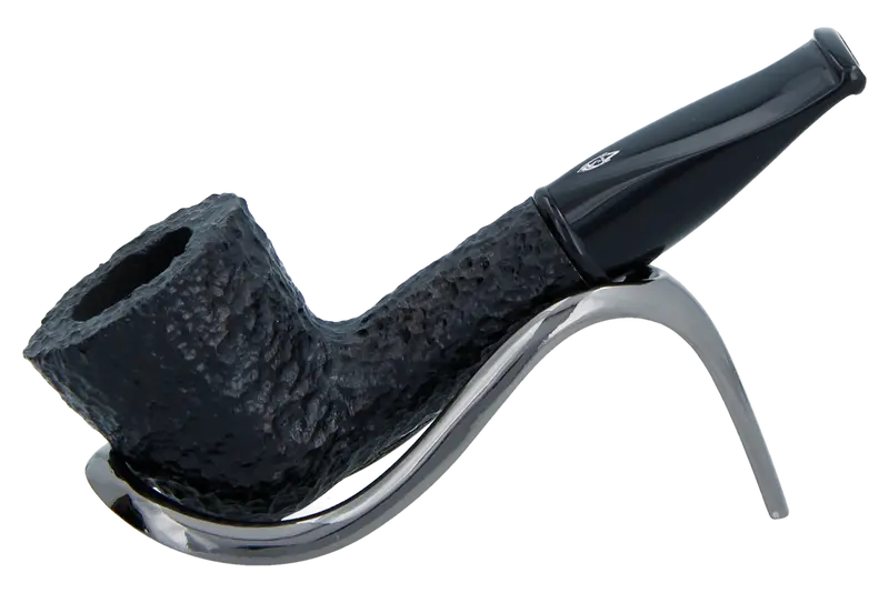 Savinelli Mini -  Black Rusticated Briar Smoking Pipe - Shape 409 (6Mm) 1