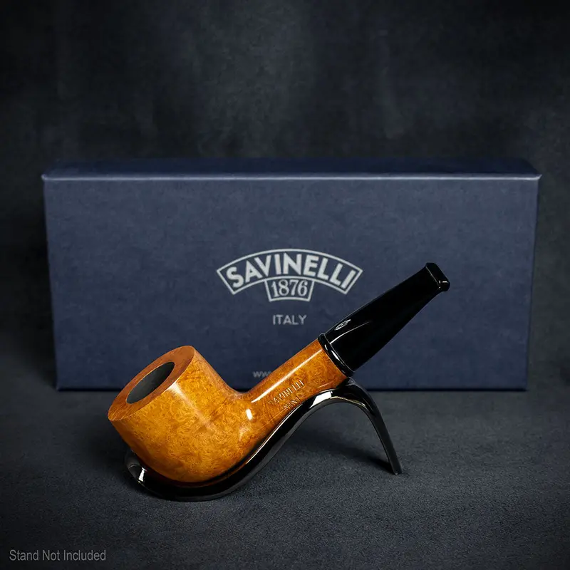 Savinelli Mini - Smooth Briar Smoking Pipe - Shape 128 (6Mm) 2