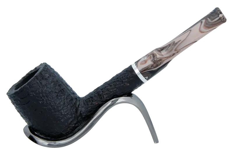Savinelli Morellina Rustic Black 114R - 6Mm Briar Pipe 1