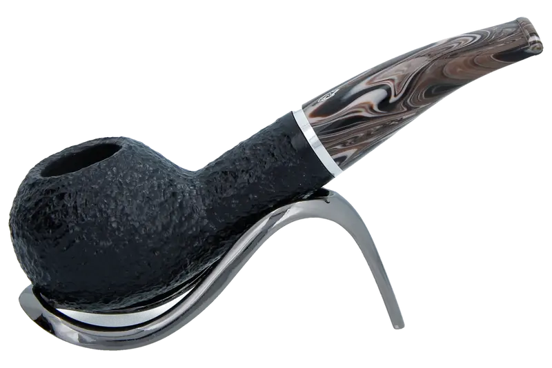 Savinelli Morellina Rustic Black 321 - 6Mm Briar Pipe 1
