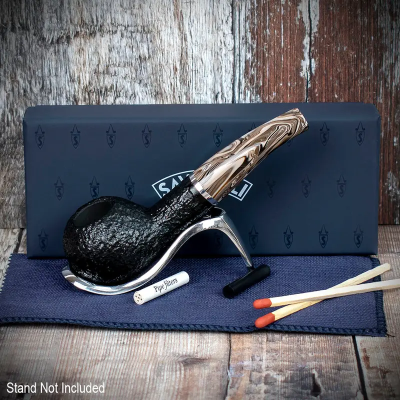Savinelli Morellina Rustic Black 321 - 6Mm Briar Pipe 2