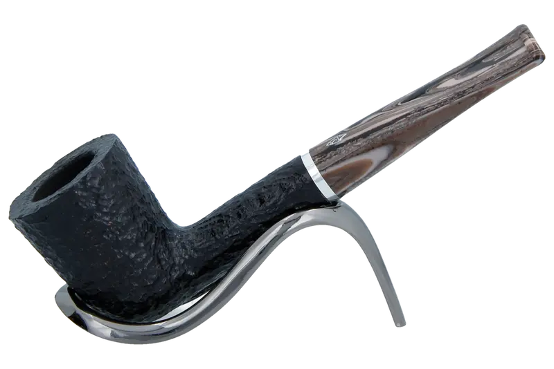 Savinelli Morellina Rustic Black 409R - 6Mm Briar Pipe 1