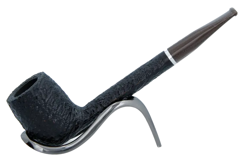 Savinelli Morellina Rustic Black 802R - 6Mm Briar Pipe 1