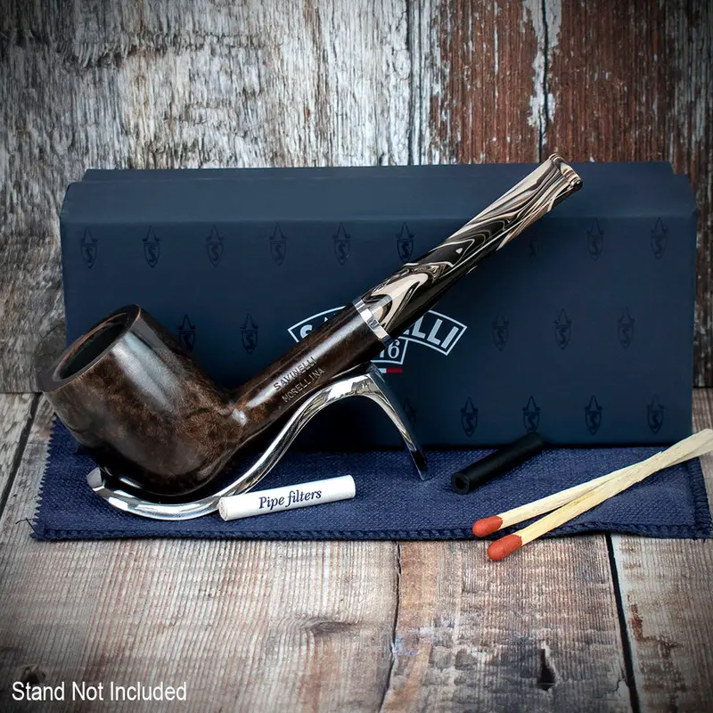 Savinelli Morellina Smooth Brown 114S - 6Mm Briar Pipe 2