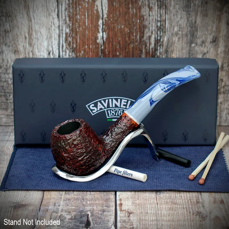 Savinelli Oceano Rusticated 626 - 6Mm Briar Pipe 2