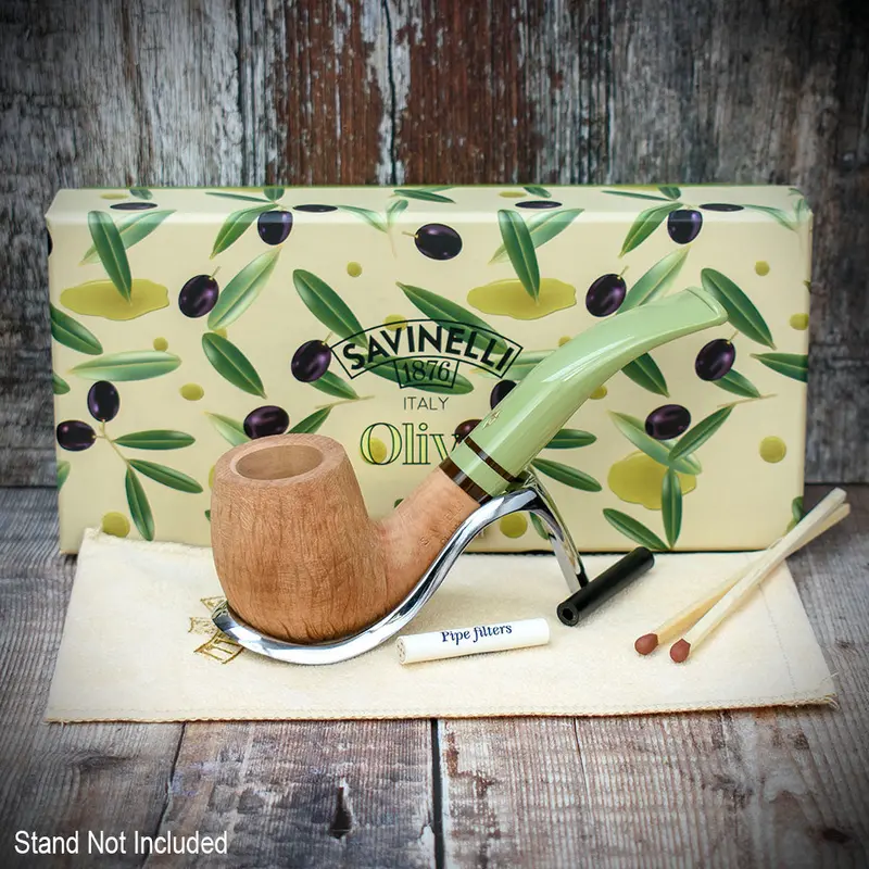 Savinelli Oliva Natural Rustic 601 - 6Mm Briar Pipe 2