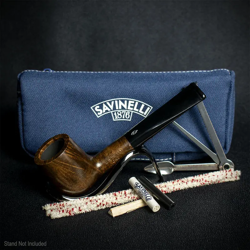 Savinelli One Smooth Brown 106 Pipe Starter Kit 2