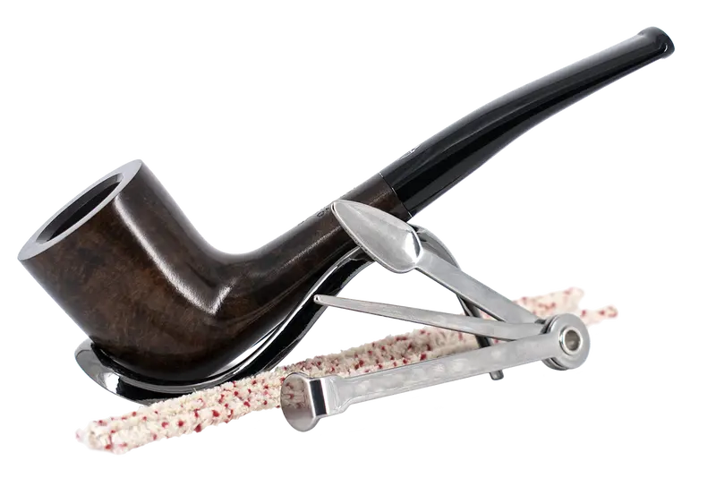 Savinelli One Smooth Brown 404 Pipe Starter Kit 1