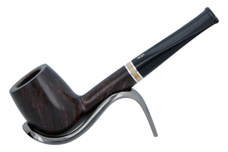 Savinelli Oscar Liscia Marrone Scuro 128 - Briar Pipe 1