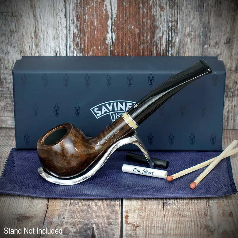 Savinelli Oscar Liscia Marrone Scuro 315 - Briar Pipe 1