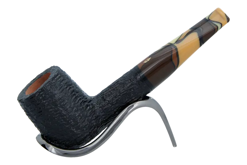 Savinelli Paloma Rustic Black 101 - 6Mm Briar Pipe 1