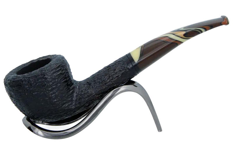Savinelli Paloma Rustic Black 316 - 6Mm Briar Pipe 1