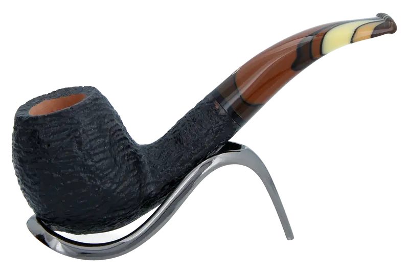 Savinelli Paloma Rustic Black 645 - 6Mm Briar Pipe 1