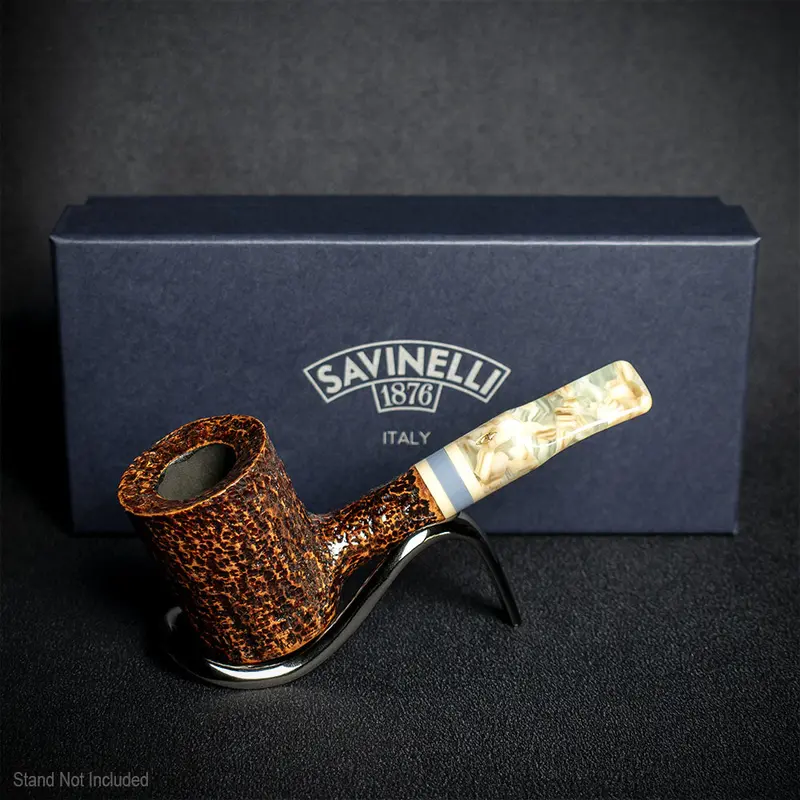 Savinelli Sasso Rusticated 311 - 6Mm Briar Pipe 2
