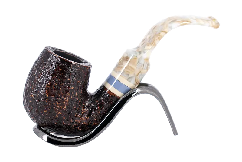 Savinelli Sasso Rusticated 614 - 6Mm Briar Pipe 1