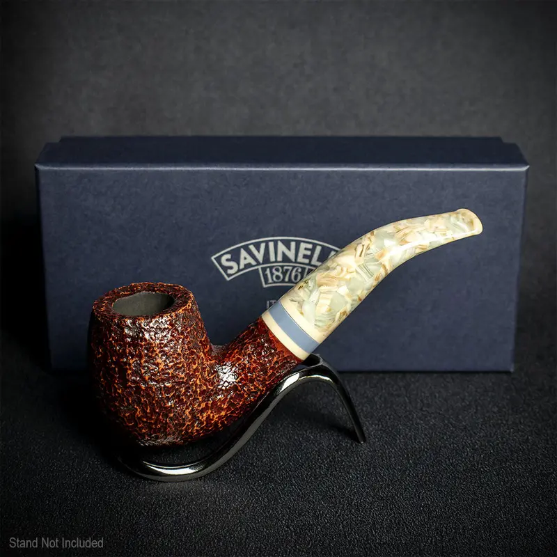 Savinelli Sasso Rusticated 616Ks - 6Mm Briar Pipe 2