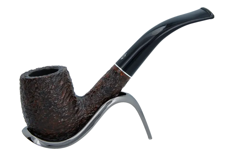 Savinelli Tre Rusticated Briar Pipe - 606 1