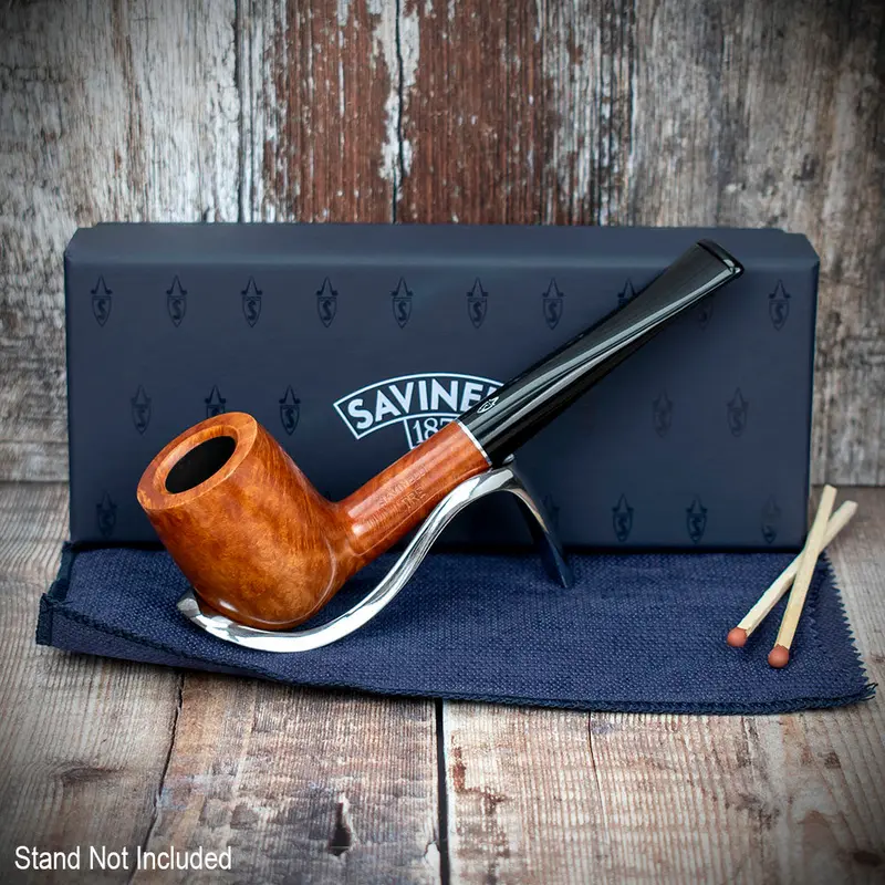 Savinelli Tre Smooth Briar Pipe - 104 2