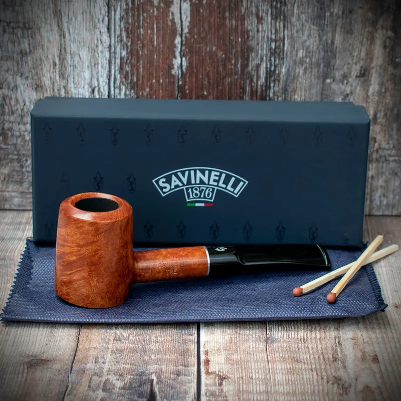 Savinelli Tre Smooth Briar Pipe - 310 2