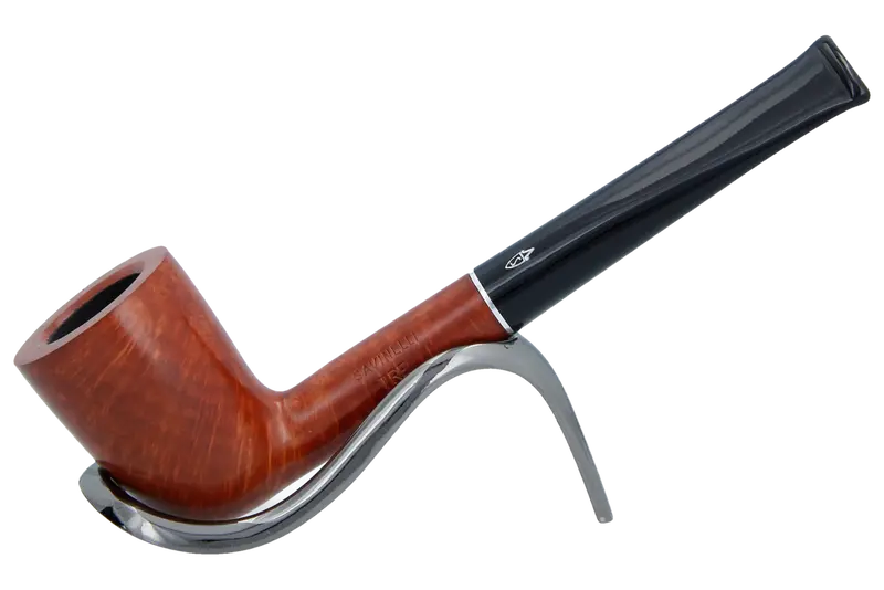Savinelli Tre Smooth Briar Pipe - 401 1