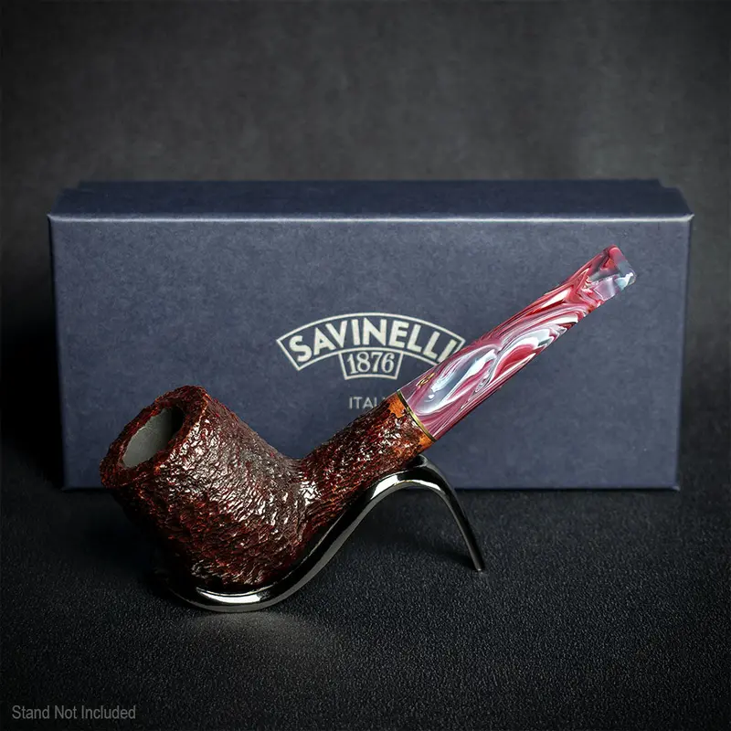 Savinelli Vigna Rusticata Bordeaux 141 - 6Mm Briar Pipe 2