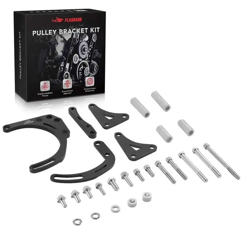 Sbc Alternator/Power Steering Pump Accessory Drive Bracket Kit For Double Hump Heads 305 327 350 383 5.0L 5.7L V8 1