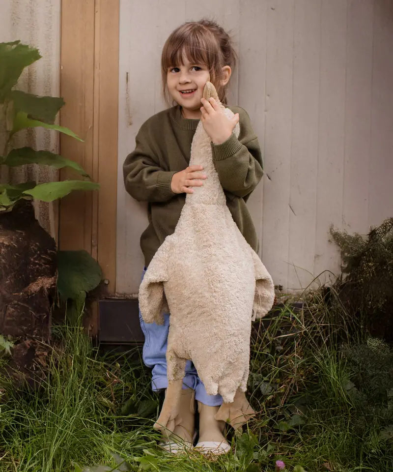 Senger Large Cuddly Goose - Linen 1